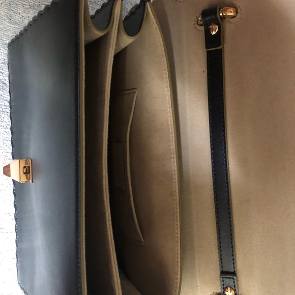 Fendi KAN I scalloped bag medium - black - Picture 10 of 15